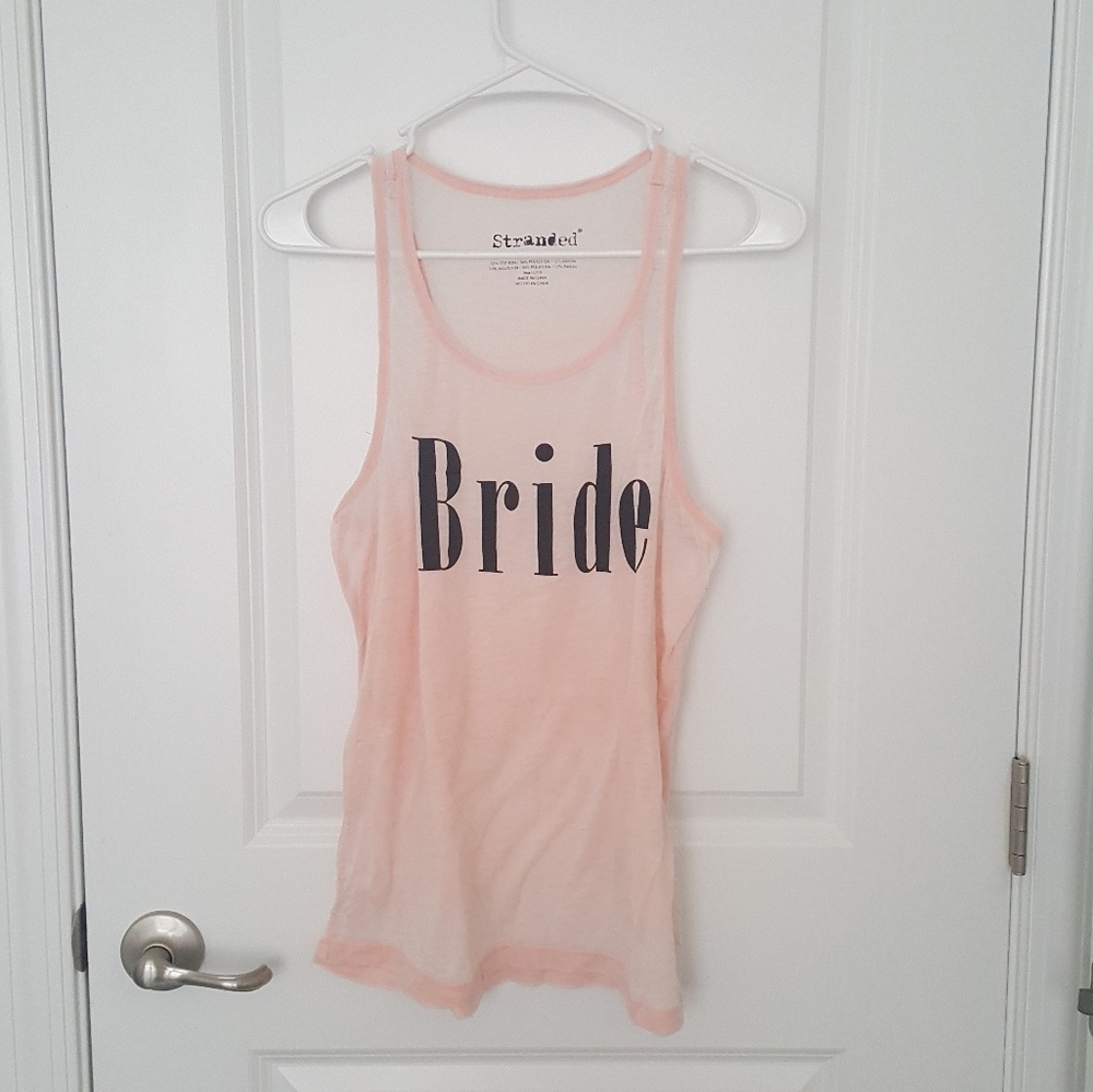 Pink Bride Tank